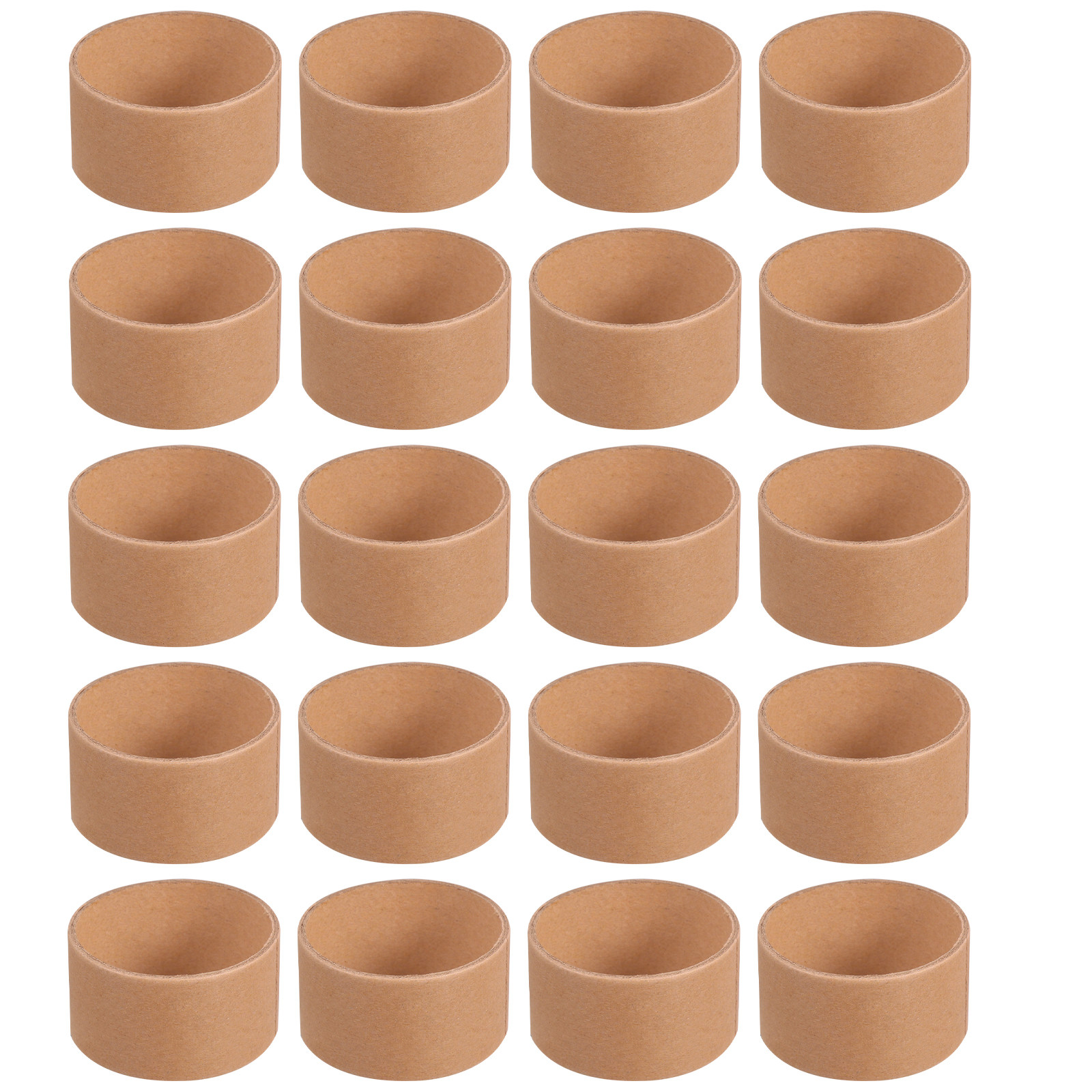 Art Craft Cardboard - หลอดกระดาษแข็งทรงกลมสีน้ำตาล 20 ชิ้น สำหรับงานฝีมือ งานศิลปะ DIY