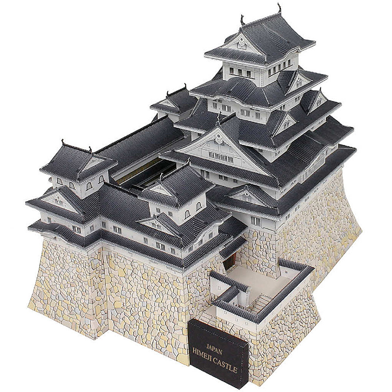 Art Craft Cardboard - Japan Himeji ปราสาท3D กระดาษ House Papercraft