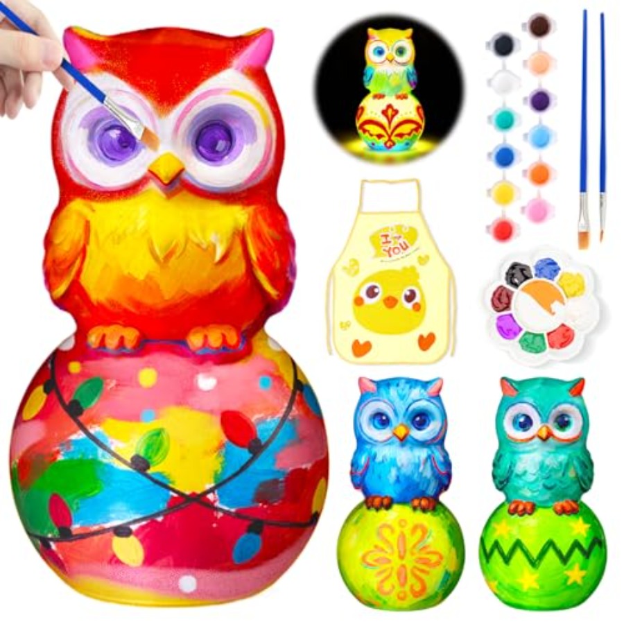 Art Craft Kit - ชุดอุปกรณ์ทำโคมไฟของคุณเอง, งานศิลปะและงานฝีมือสำหรับเด็กอายุ 8-12 ปี, ของเล่น DIY