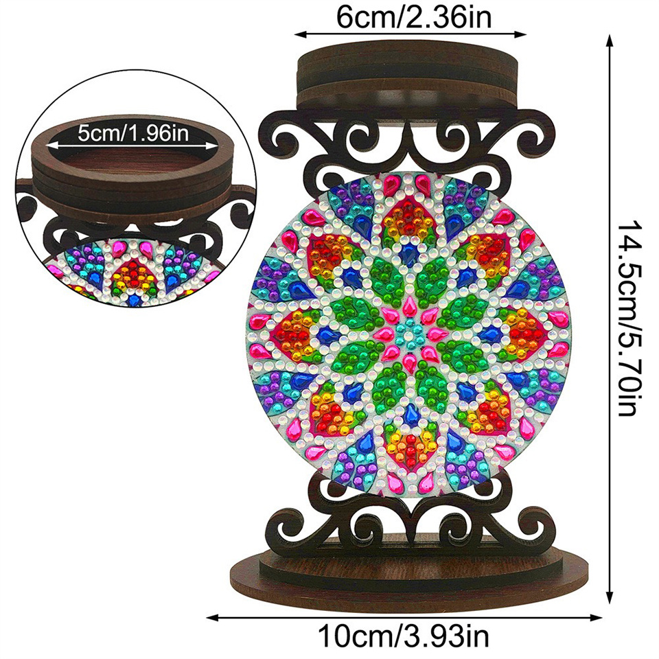 ที่วางเทียนลายดอกไม้ ของขวัญวั - Art Craft Kit บทวิจารณ์และราคา