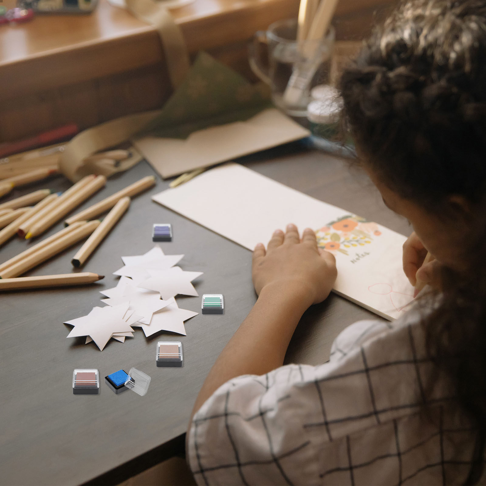 แผ่นหมึกสำหรับตรายางขนาดเล็ก 5 - Art And Craft For Nursery บทวิจารณ์และราคา