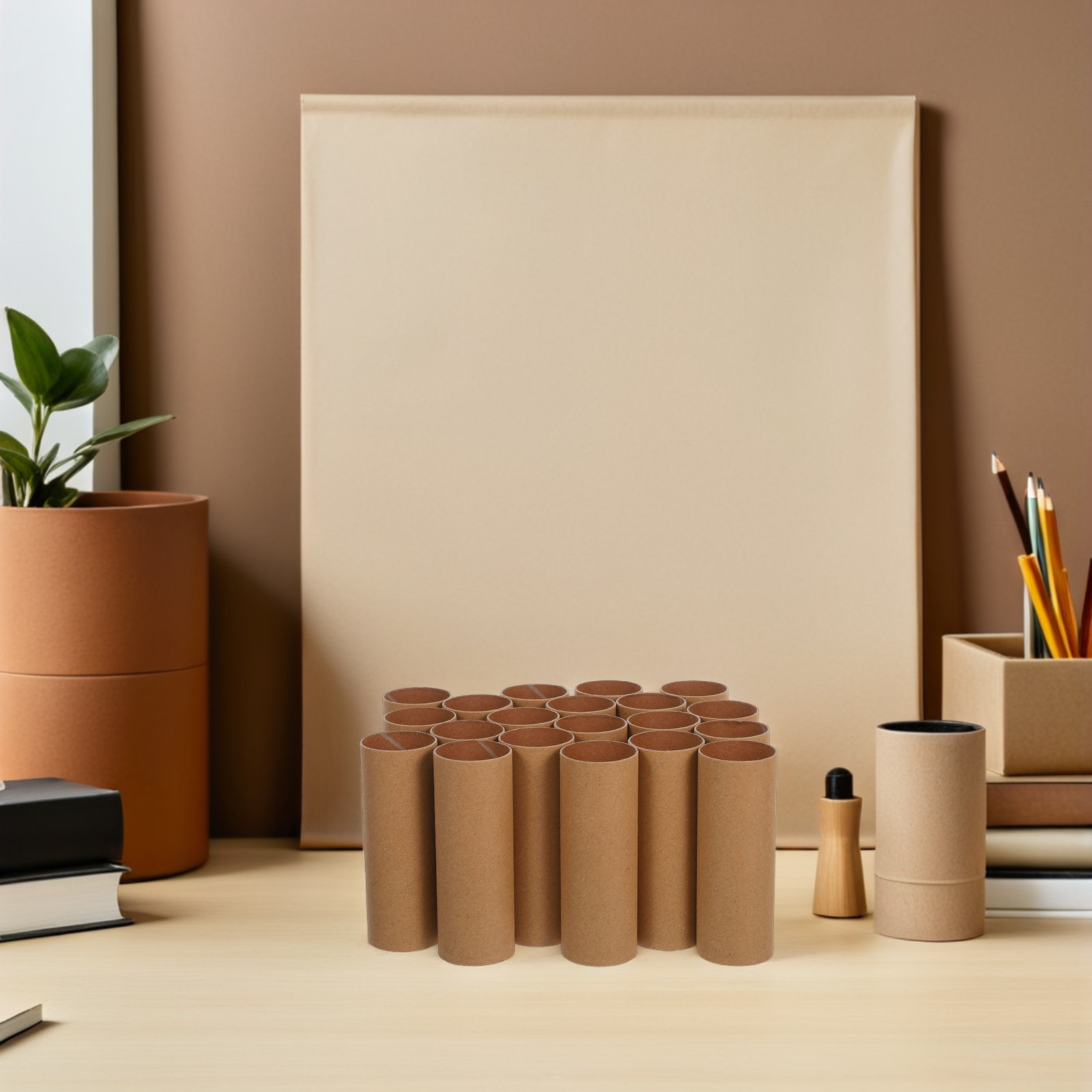 30 ชิ้น หลอดกระดาษแข็งทรงกระบอ - Art Craft Cardboard บทวิจารณ์และราคา