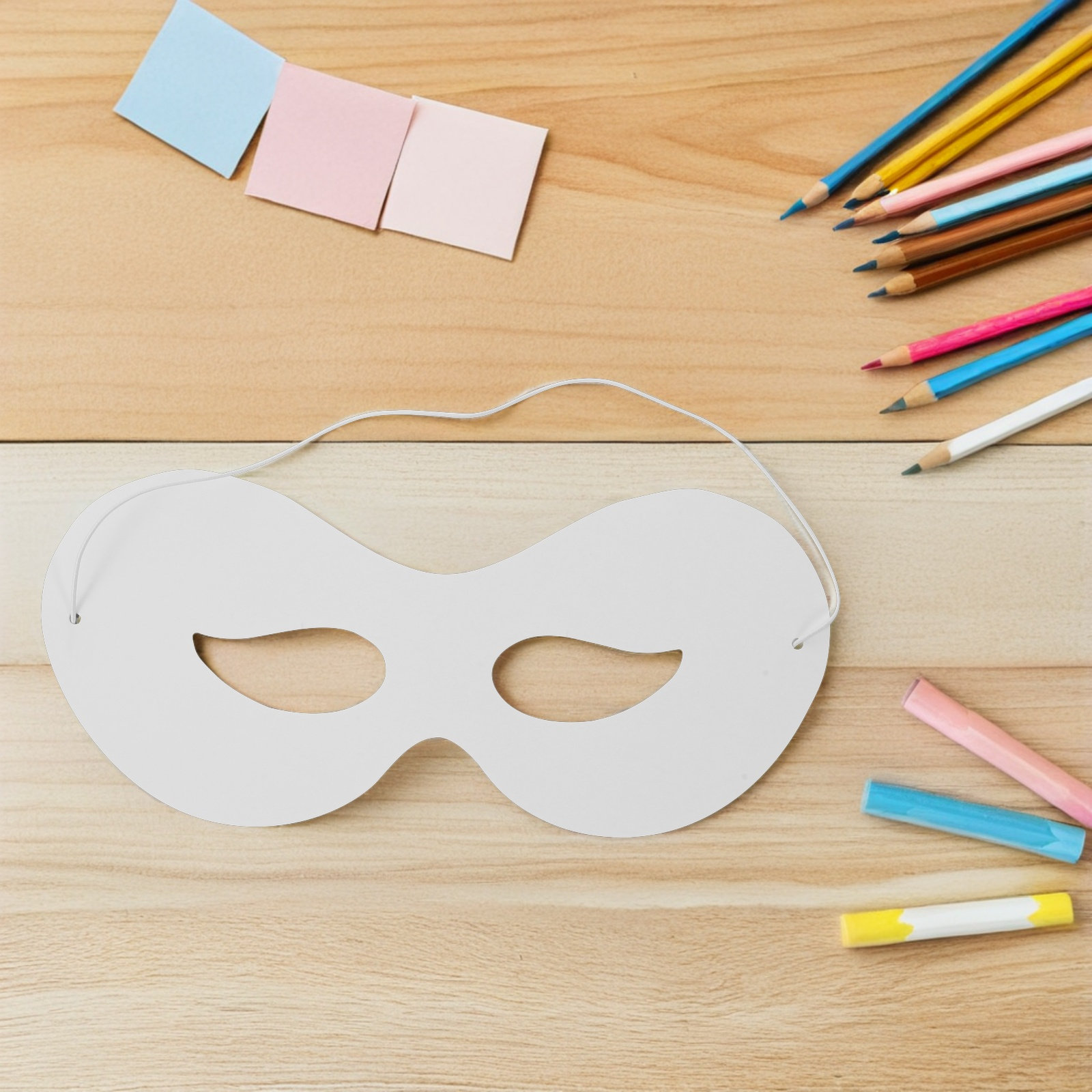 หน้ากากกระดาษสีขาวเปล่า 40 ชิ้ - Art Craft With Paper บทวิจารณ์และราคา