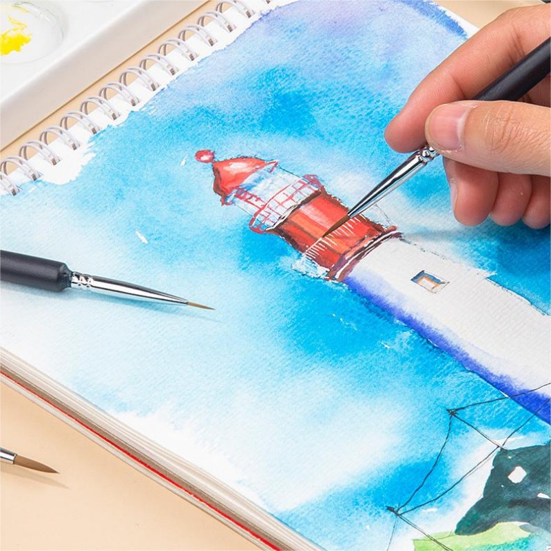 พู่กันระบายสีรายละเอียดที่ละเอ - Gouache Paint Set บทวิจารณ์และราคา
