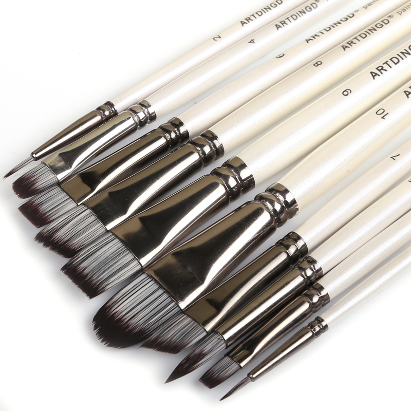 10 ชิ้นชุดแปรงทาสีสําหรับศิลปะ - Gouache Paint Set บทวิจารณ์และราคา