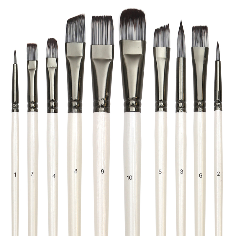 10 ชิ้นชุดแปรงทาสีสําหรับศิลปะ - Gouache Paint Set บทวิจารณ์และราคา