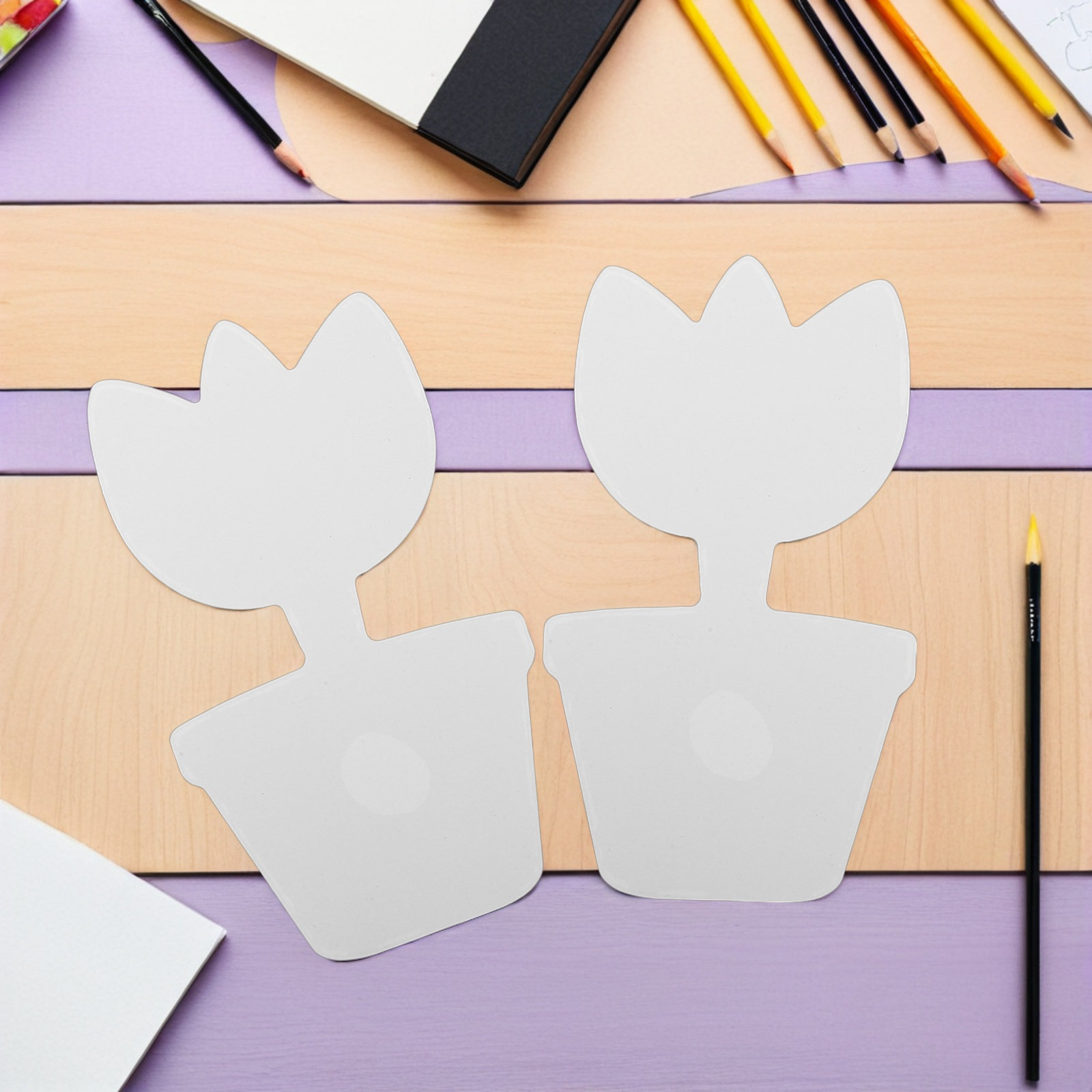 กระถางดอกไม้กระดาษแข็งเปล่า 20 - Art Craft Cardboard บทวิจารณ์และราคา