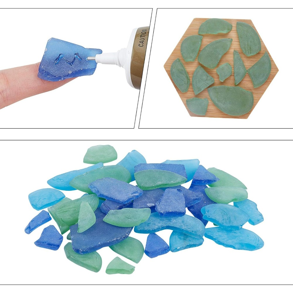 3 สีแก้ว Cobalt Blue Aqua และ  - Art Craft Kit บทวิจารณ์และราคา