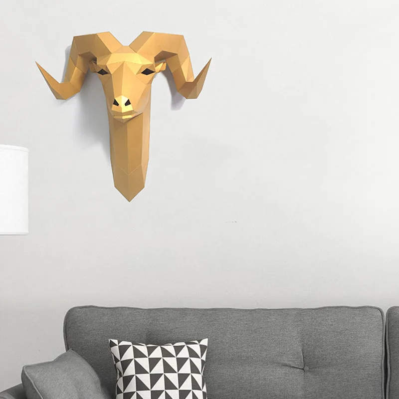Pre-Cut Bighorn แกะป่าสัตว์ Wa - Art Craft Cardboard บทวิจารณ์และราคา