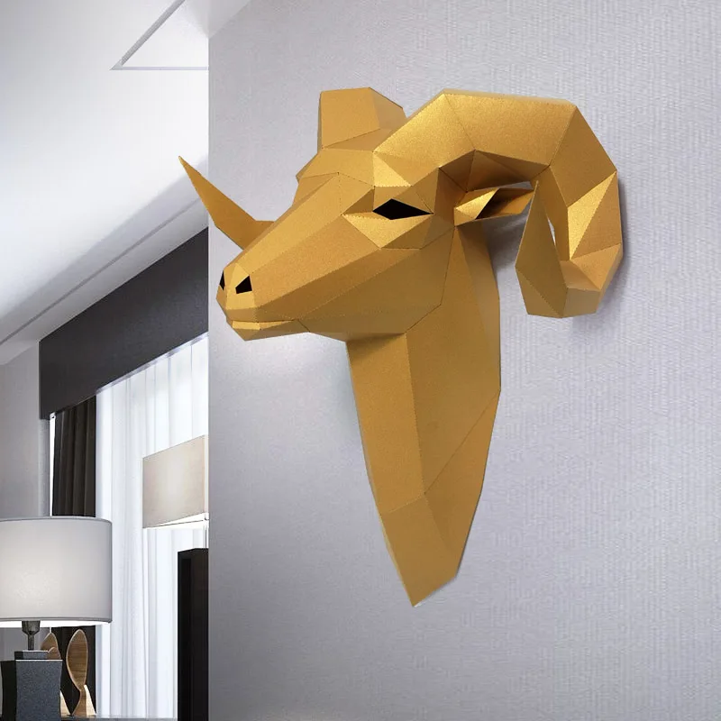 Pre-Cut Bighorn แกะป่าสัตว์ Wa - Art Craft Cardboard บทวิจารณ์และราคา