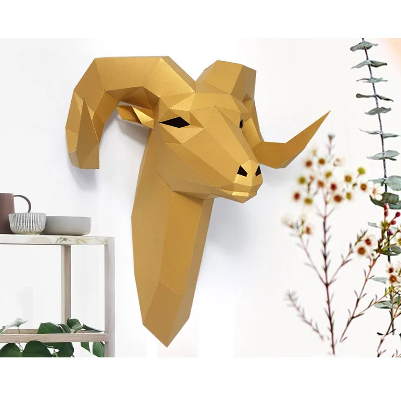 Pre-Cut Bighorn แกะป่าสัตว์ Wa - Art Craft Cardboard บทวิจารณ์และราคา