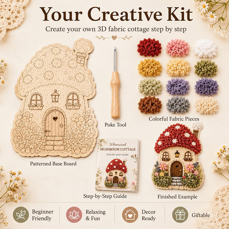 ชุดงานฝีมือ DIY บ้านเห็ด 3 มิต - Art Craft Kit บทวิจารณ์และราคา