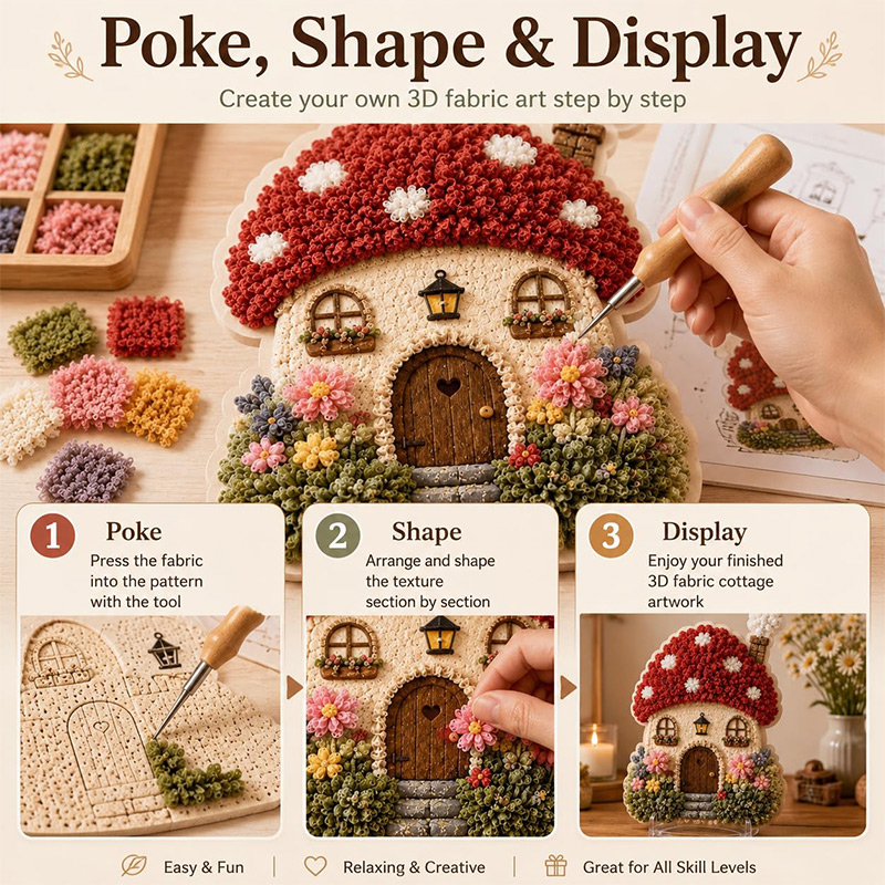 ชุดงานฝีมือ DIY บ้านเห็ด 3 มิต - Art Craft Kit บทวิจารณ์และราคา