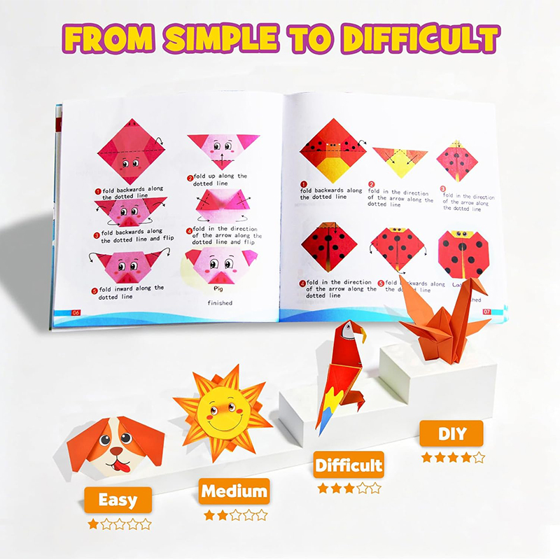 ชุดงานฝีมือกระดาษโอริกามิ หนัง - Art Craft With Paper บทวิจารณ์และราคา
