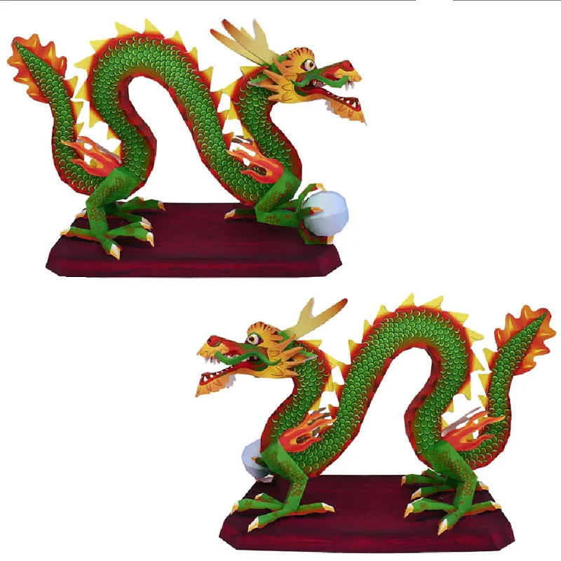มังกรจีน Loong Handmade Origam - Art Craft Cardboard บทวิจารณ์และราคา