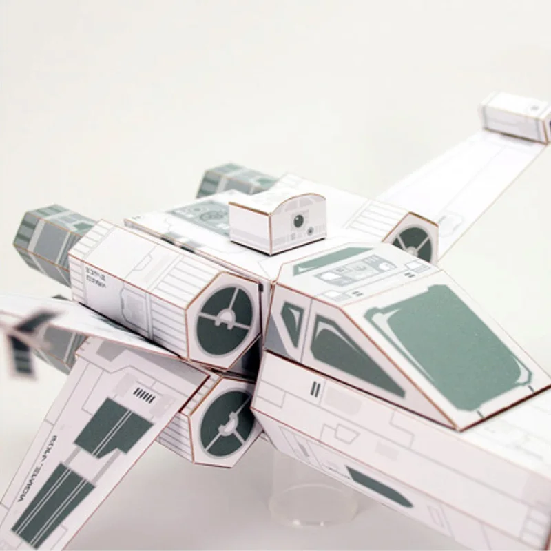 X-WING Fighter สีขาวกระดาษรุ่น - Art Craft Cardboard บทวิจารณ์และราคา